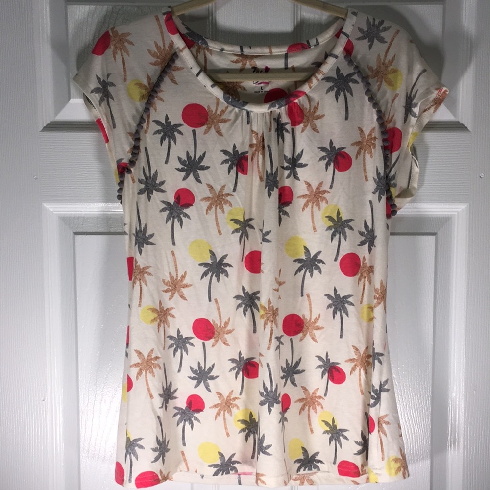Zoe & Bella Palm Tree Tee